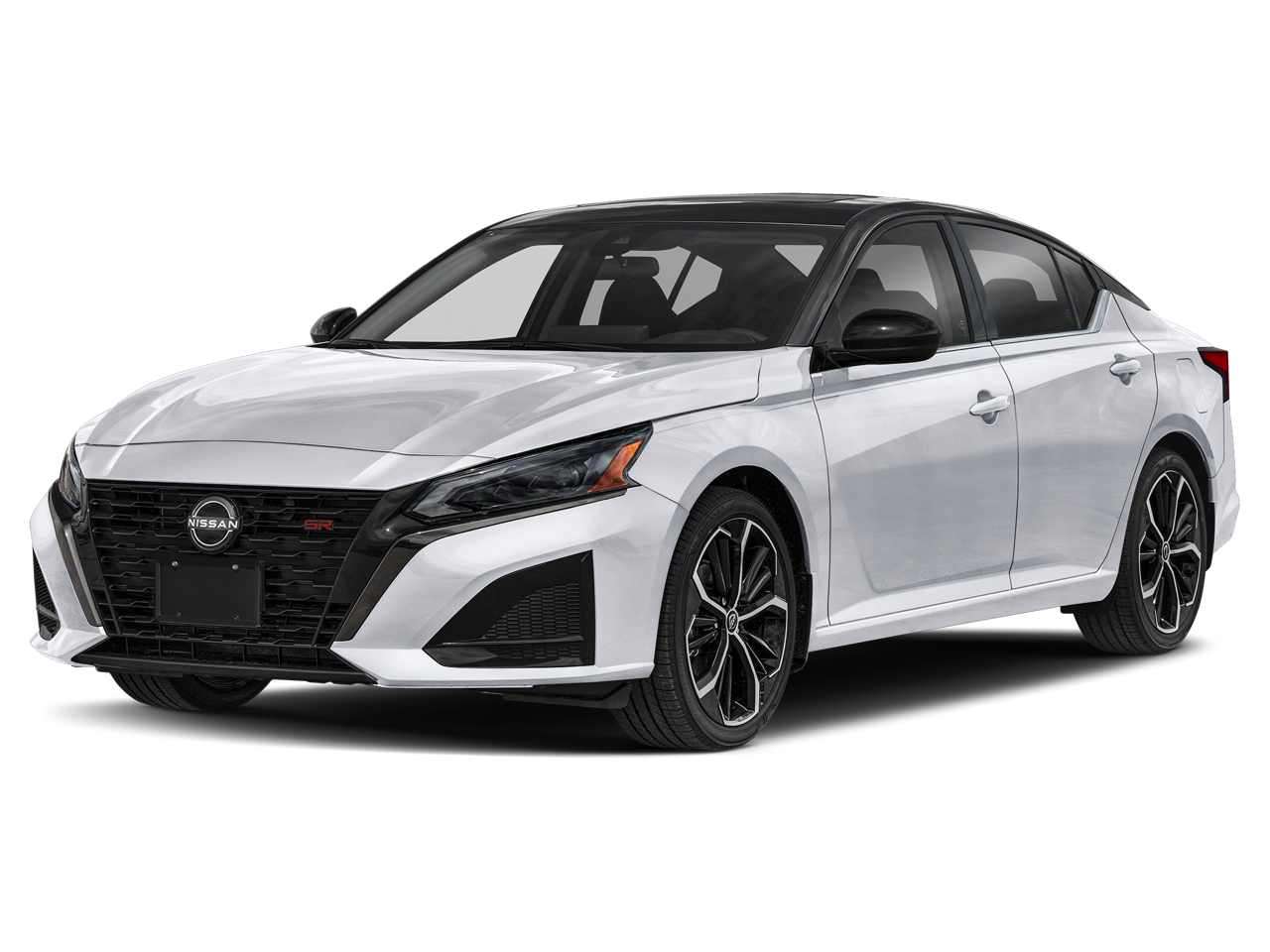 2026 Nissan Altima SR Midnight Edition in Gray Sky Pearl/Super Black — front three-quarter view