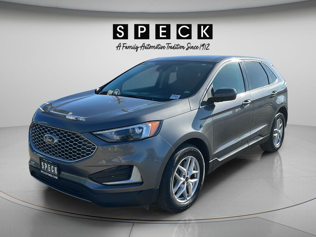 2023 Ford Edge SEL in Carbonized Gray Metallic — front three-quarter view