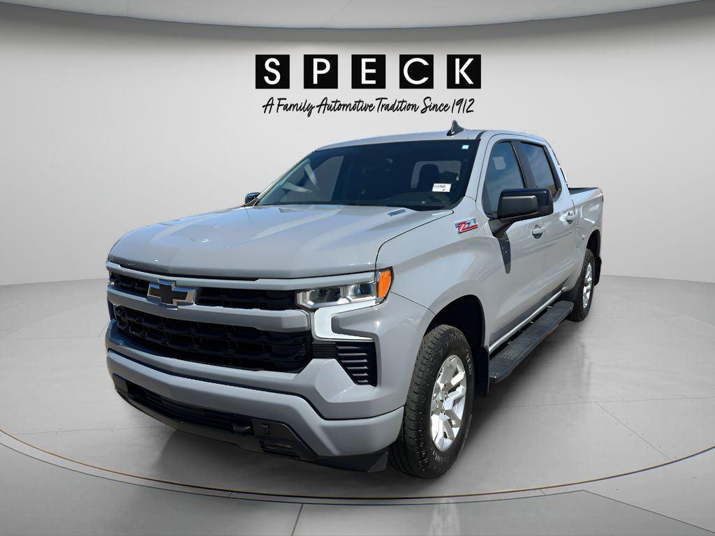 2024 Chevrolet Silverado 1500 RST in Slate Gray Metallic — front three-quarter view