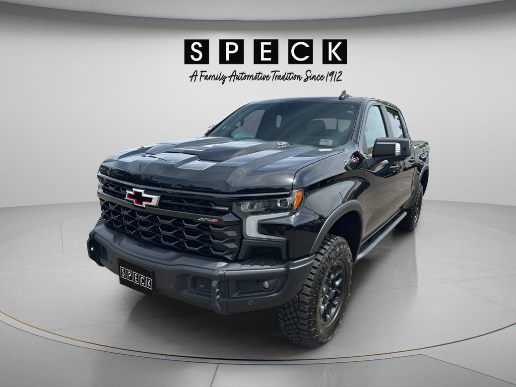 2024 Chevrolet Silverado 1500 ZR2 in Black — front three-quarter view