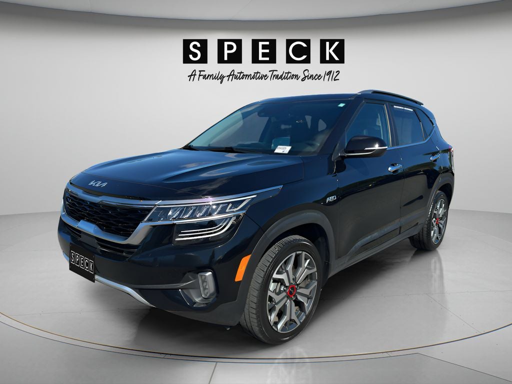 2022 Kia Seltos SX in Other — front three-quarter view