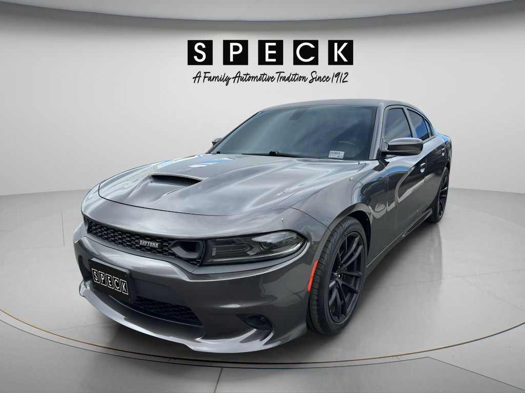 2022 Dodge Charger Scat Pack in Gray — front three-quarter view