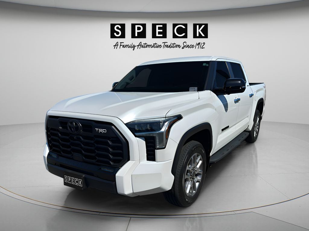 2024 Toyota Tundra Limited in Off-White — front three-quarter view