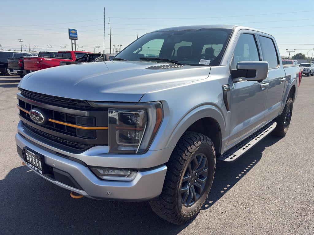 2023 Ford F-150 Tremor in Iconic Silver Metallic — front three-quarter view