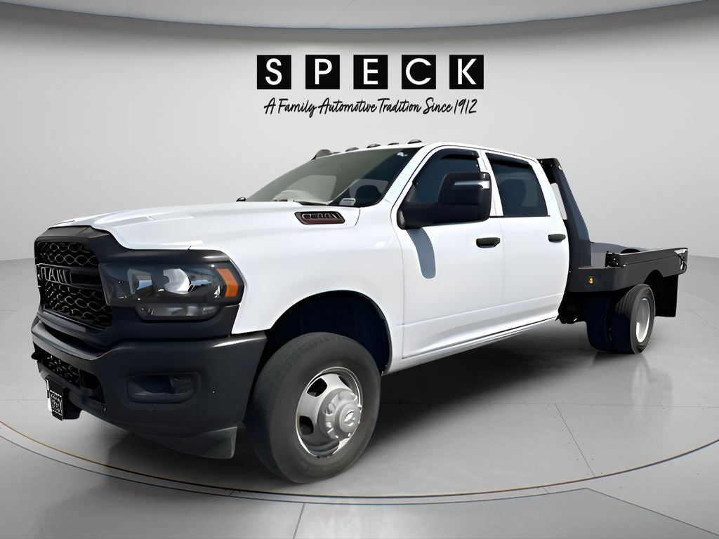 2023 RAM 3500 Chassis Tradesman/SLT/Laramie/Limited in White — front three-quarter view