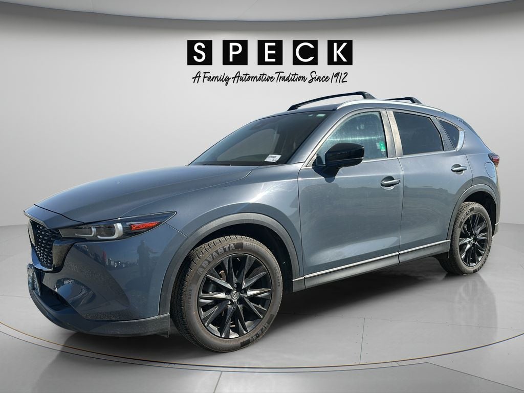2023 Mazda Mazda CX-5 2.5 S Carbon Edition in Polymetal Gray — front three-quarter view