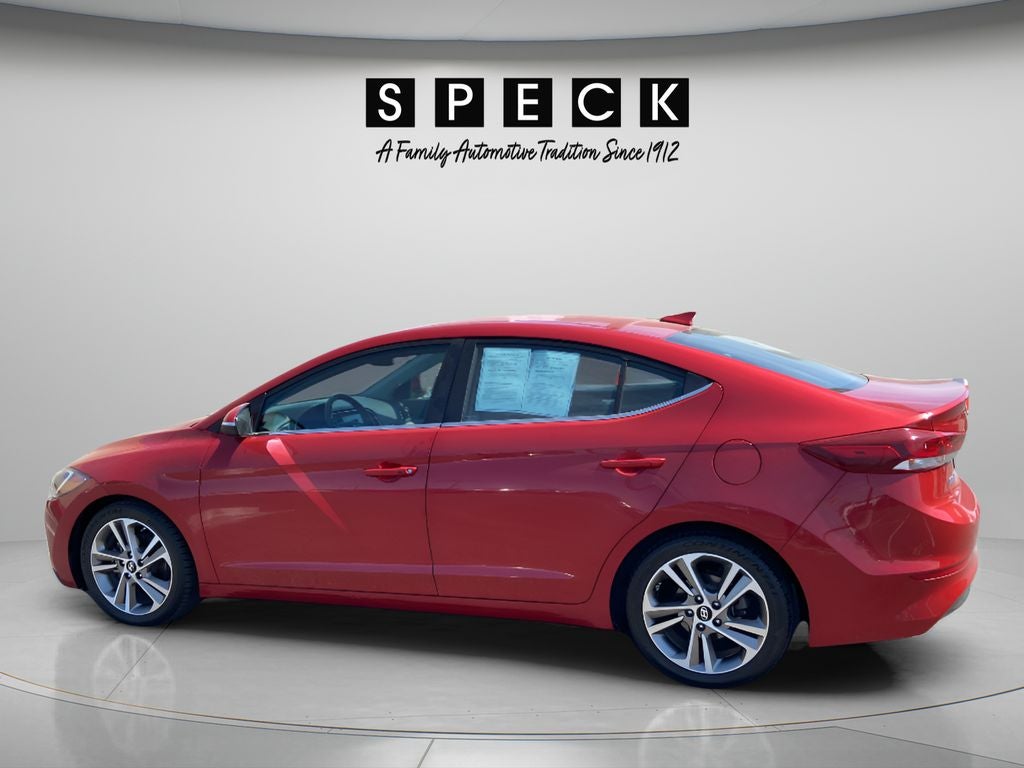 2018 Hyundai Elantra — rear three-quarter view